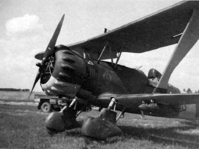 Hs123 of the 1.(S)/LG 2 during Operation Barbarossa, Michalitzki August 1941