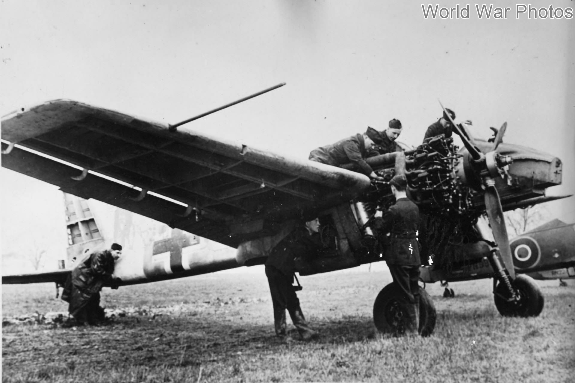 Captured Hs 129B W.Nr. 0297 England March 1944