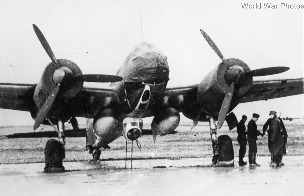 Ju 88A-5 with two additional 900 liter tanks