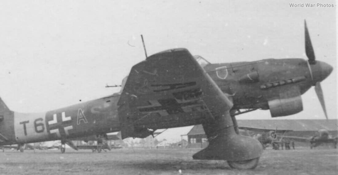 German dive bomber Ju 87B-2 T6-AS of the StG 2