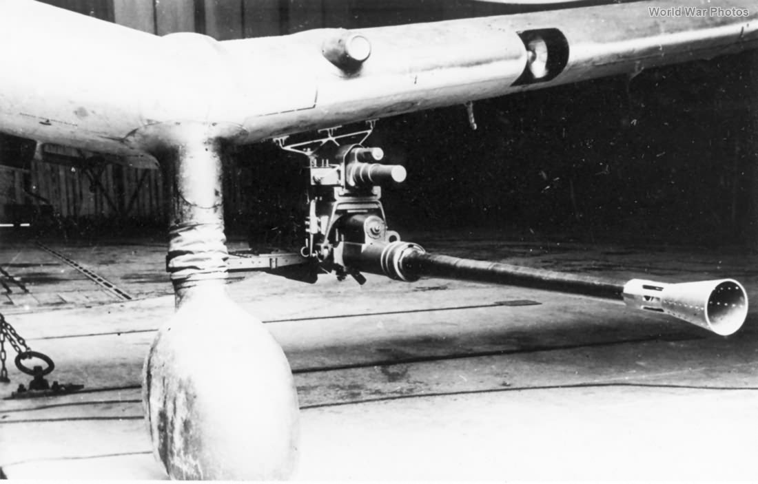 Bordkanone 3.7 cm on underwing gun pod