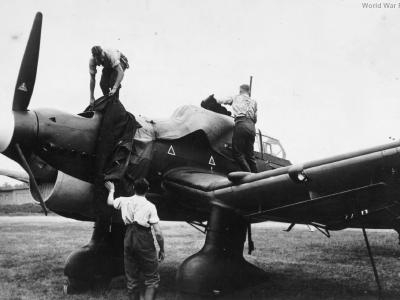 German dive bomber Ju 87 B-1