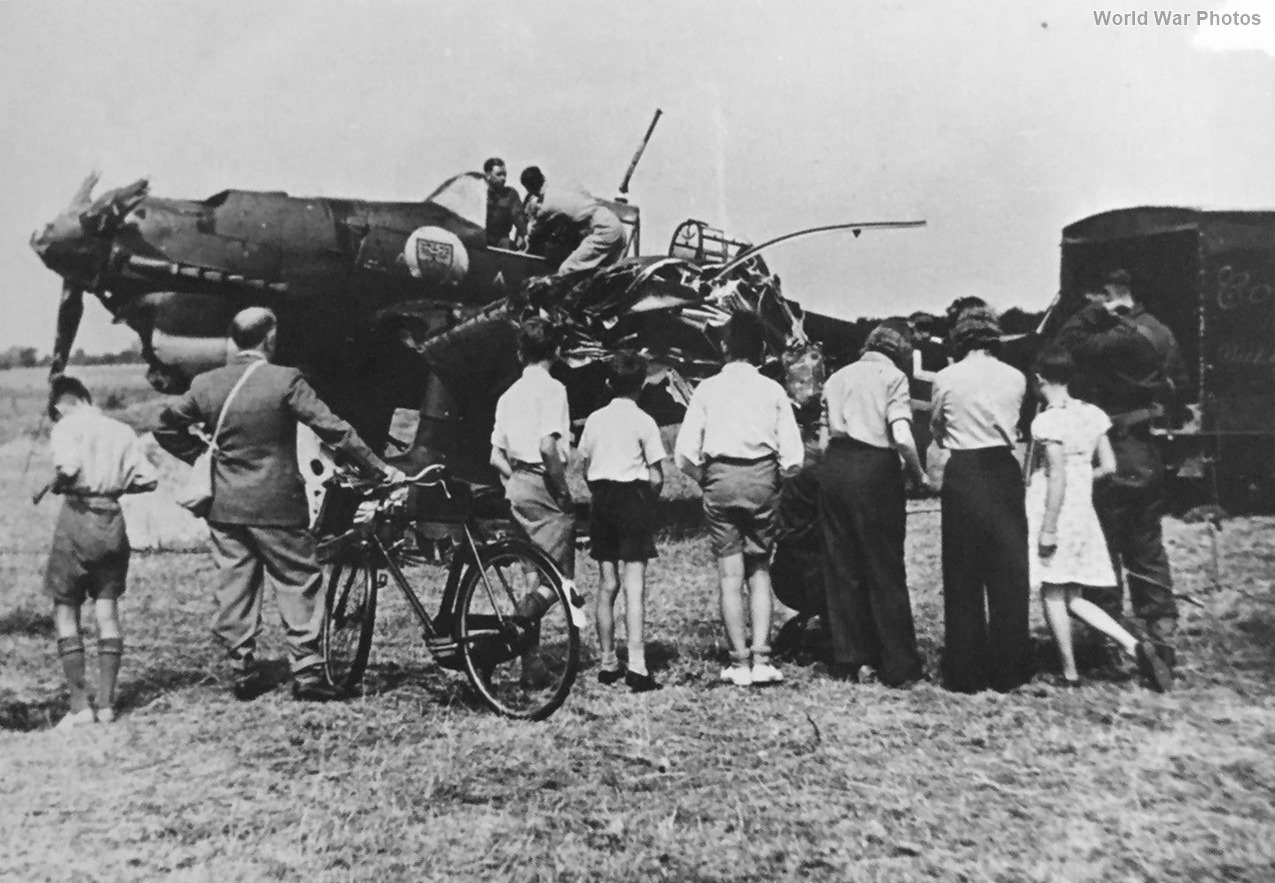 Shot down Ju87 from StG 1 Battle of Britain