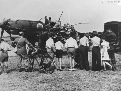 Shot down Ju87 from StG 1 Battle of Britain