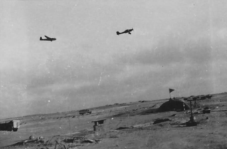Ju 87D of the StG 1 towing glider DFS 230 – Sidi el Barani Africa 1942