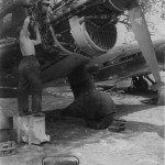 Junkers Ju87 B engine maintenance