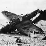 Junkers Ju 87 Stuka shot down over El Alamein