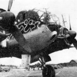 Ju188 A of KG 26 with radar and wellenmuster camouflage