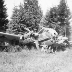 Ju188 wreckage 1945