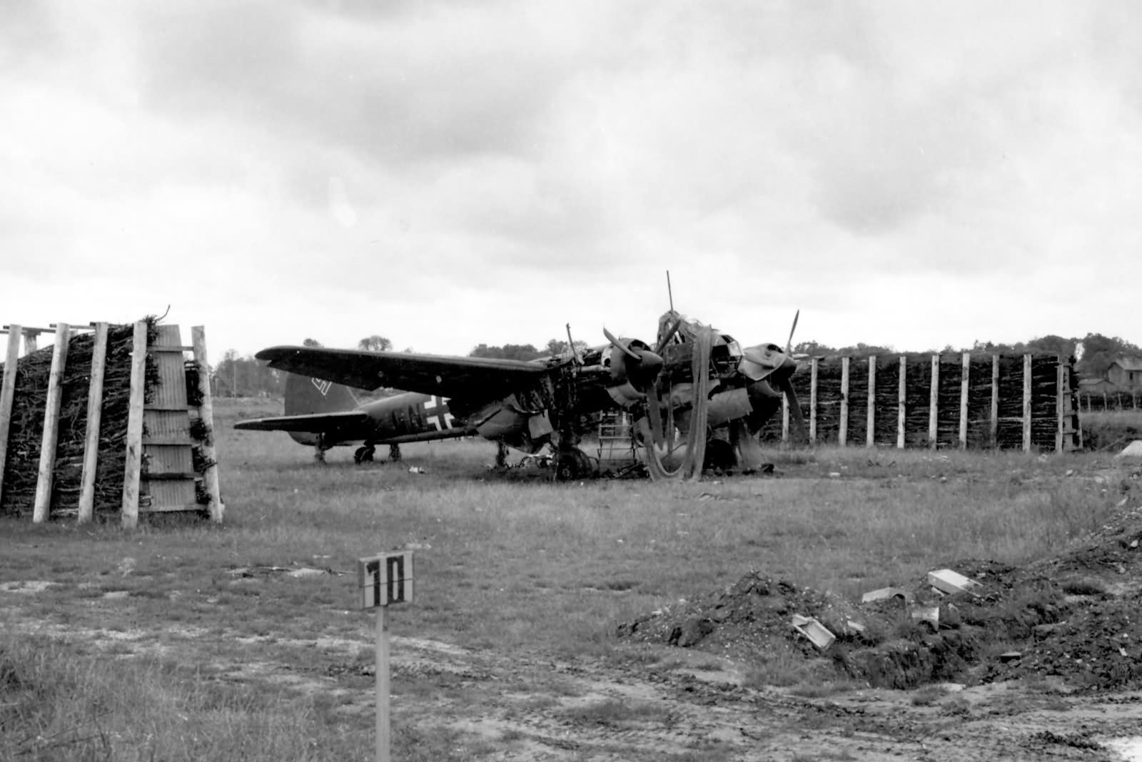 Ju88 at Villacoublay Airfield France September 1944