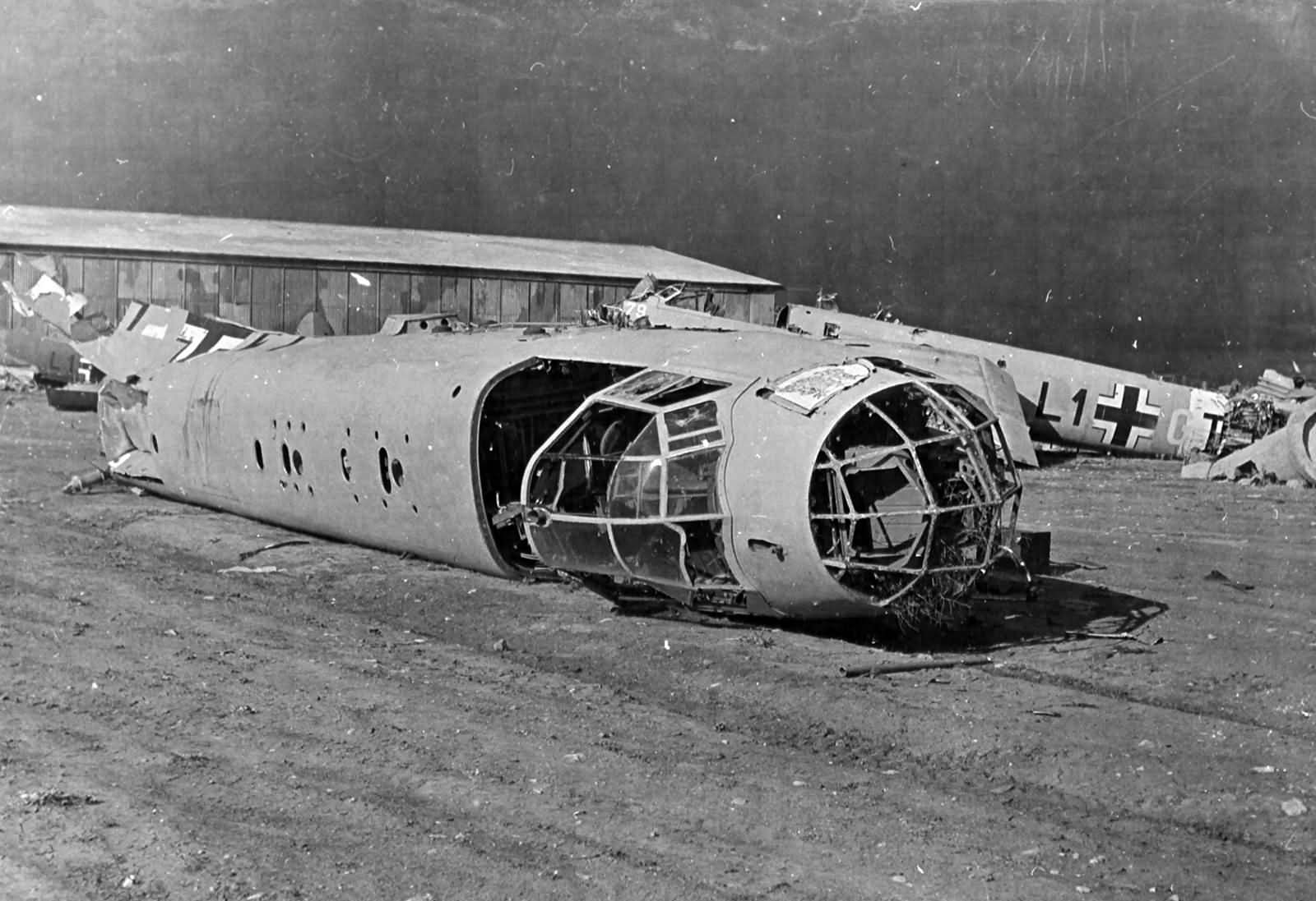 Junkers Ju 88 A L1+GT of 9/LG 1 captured at Derna Libya
