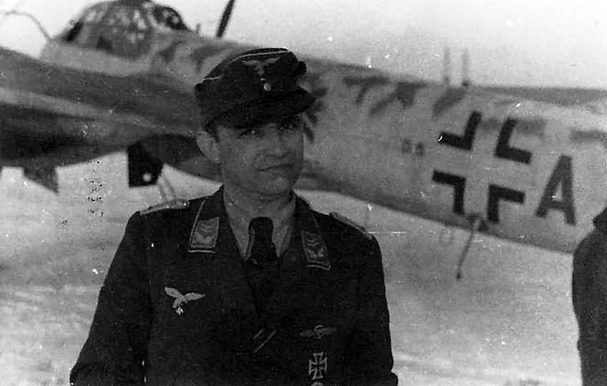 Ju 88 G-1 code D5+AF of Stab IV/NJG 3, pilot Berthold Ney Jever 1945