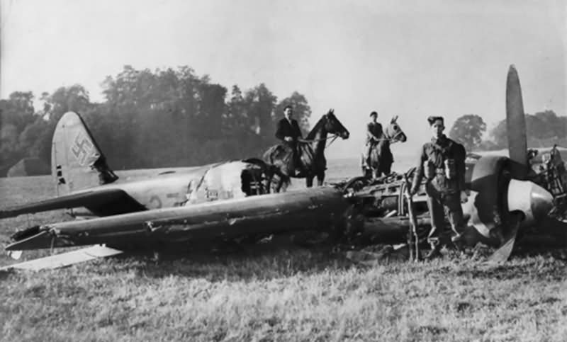 Junkers Ju88A Werke Nr 4136 of I/KG 77 shot down 3rd Oct 1940