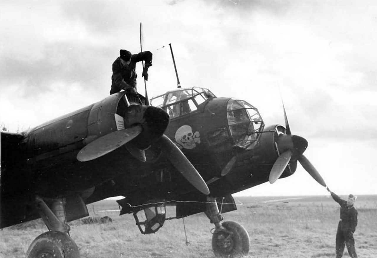 Junkers Ju 88 of the KG 54 Totenkopf