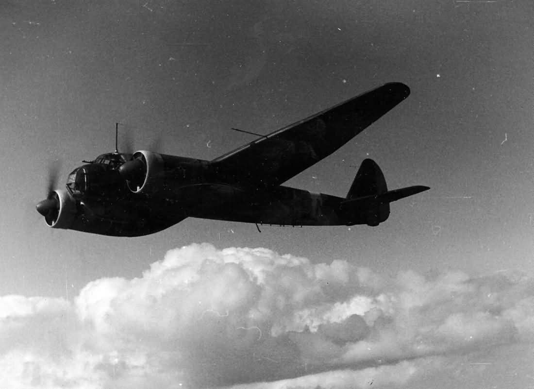 Junkers Ju 88 in flight during World War II