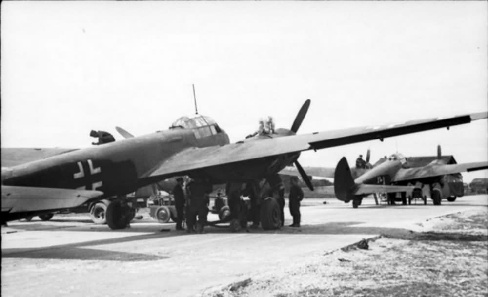 Junkers Ju 88 night camo France