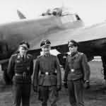 Junkers Ju88 photo with luftwaffe pilots