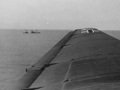 Junkers Ju 52 3m over Mediterranean Sea