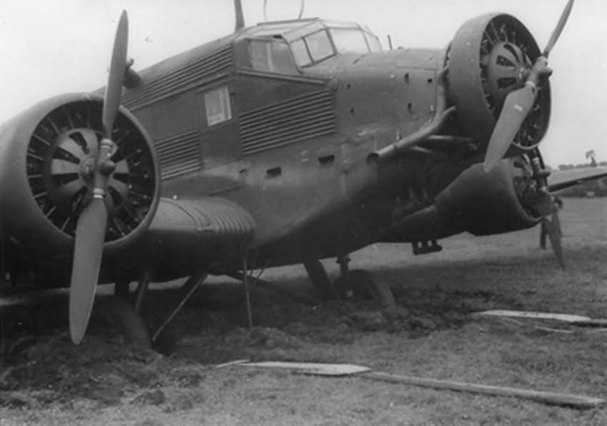 Junkers Ju 52 german transport aircraft