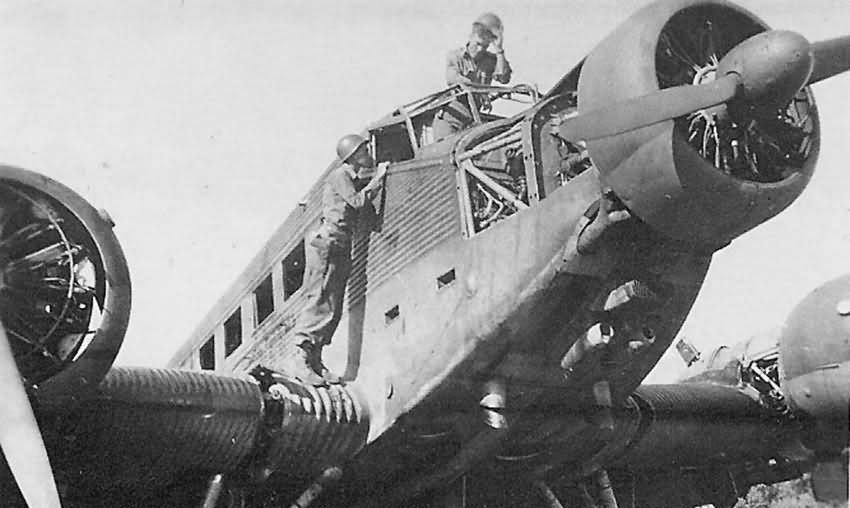 captured Ju 52 3m 13