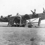 Wreckage of the Messerschmitt Me 323 D 2