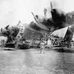 Wreckage of the Messerschmitt Me 323 Gigant