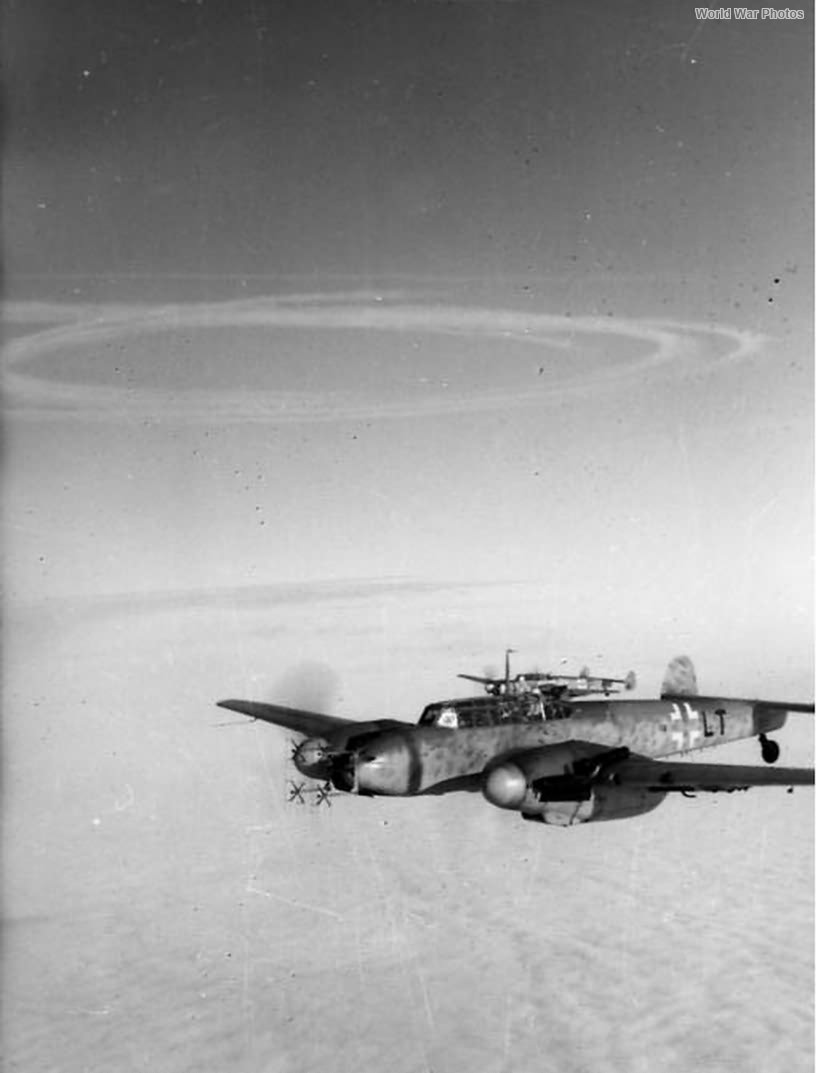 Me 110G Nachtjagers in flight