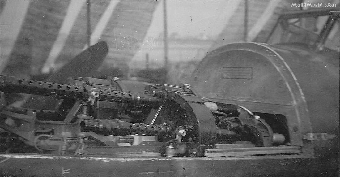 Bf 110 Nachtjager nose gun compartment