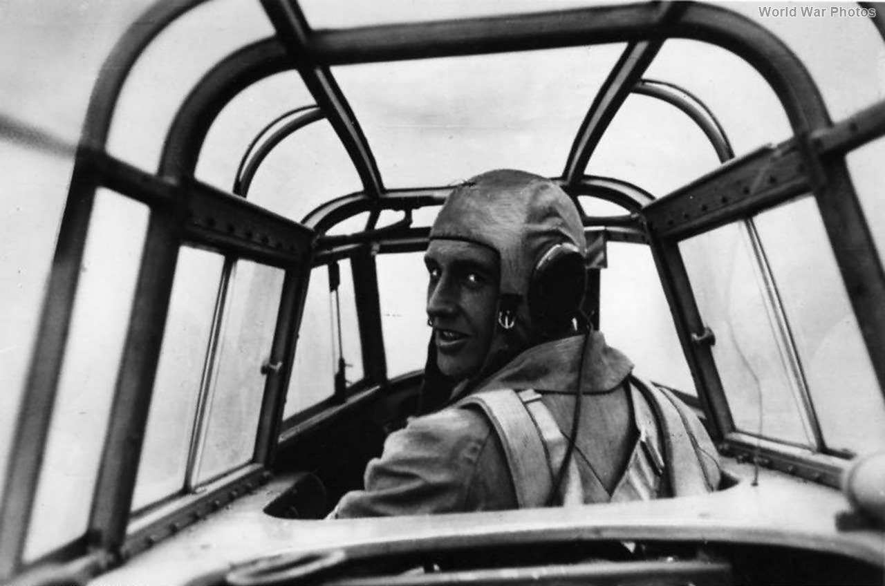 Pilot of the Messerschmitt Me 110 1940