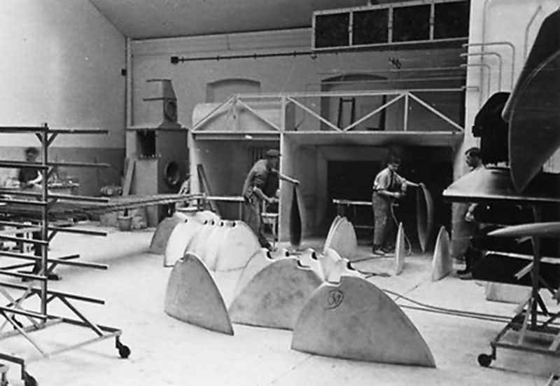 Bf 109 in Wiener Neustadter Flugzeugwerke factory 20