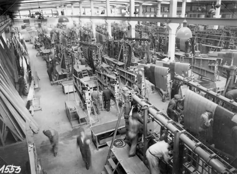 Bf 109 in Wiener Neustadter Flugzeugwerke factory 23