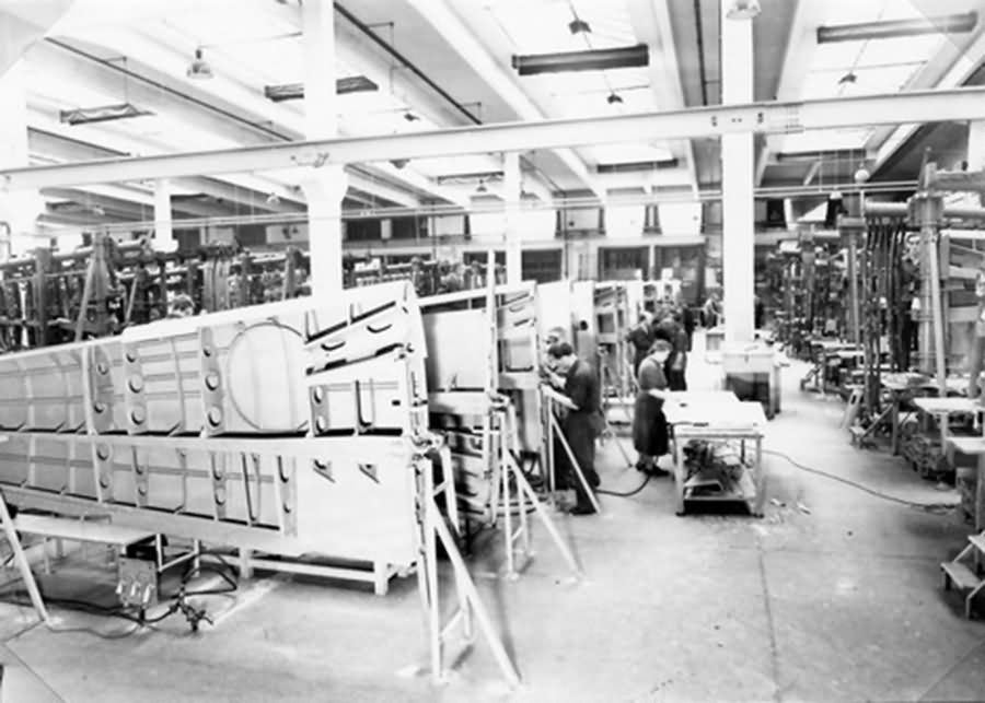 Bf 109 in Wiener Neustadter Flugzeugwerke factory 25