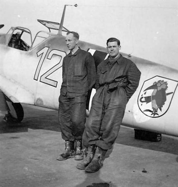 Me 109 E yellow 12 from 6/JG 51 Boblingen Spring 1940