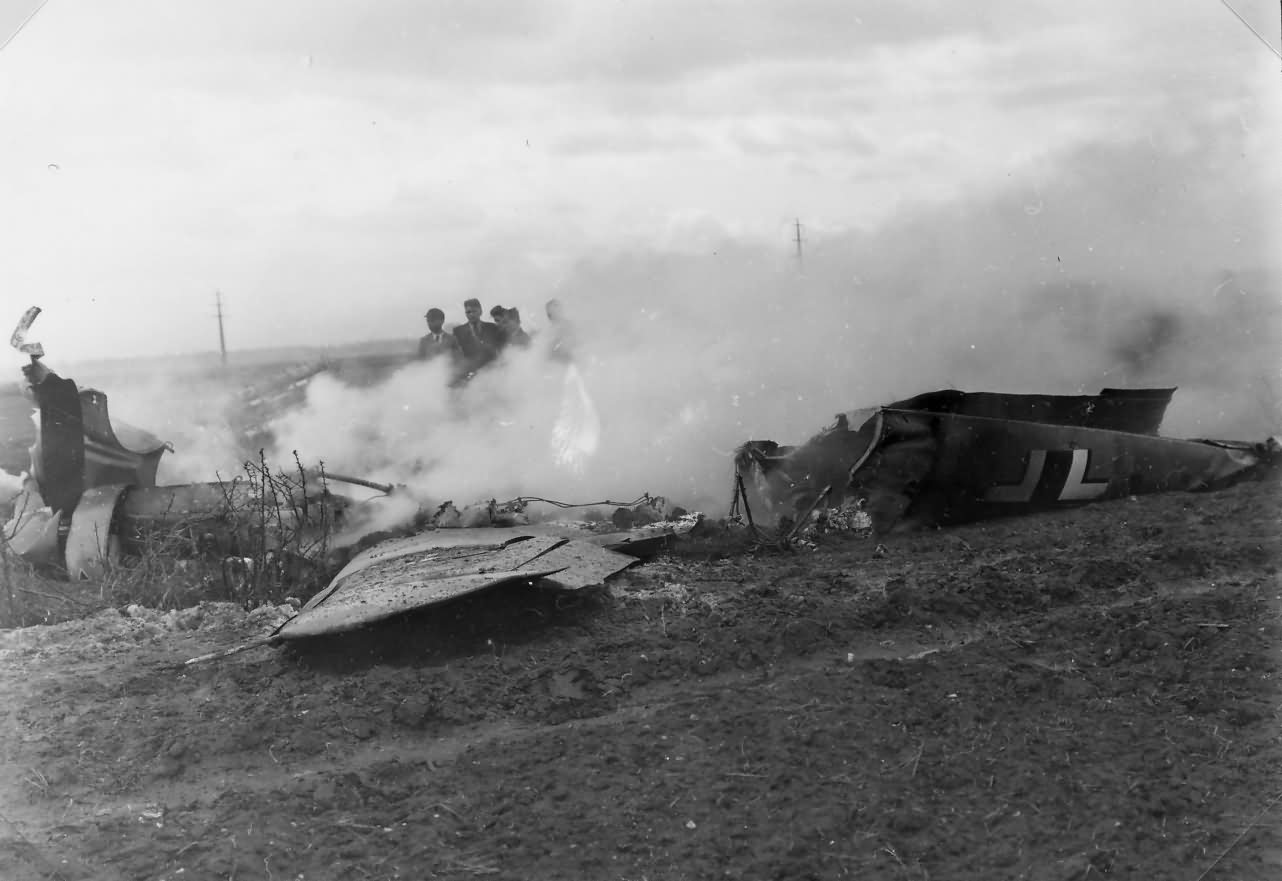 Messerschmitt Bf109 destroyed WNF