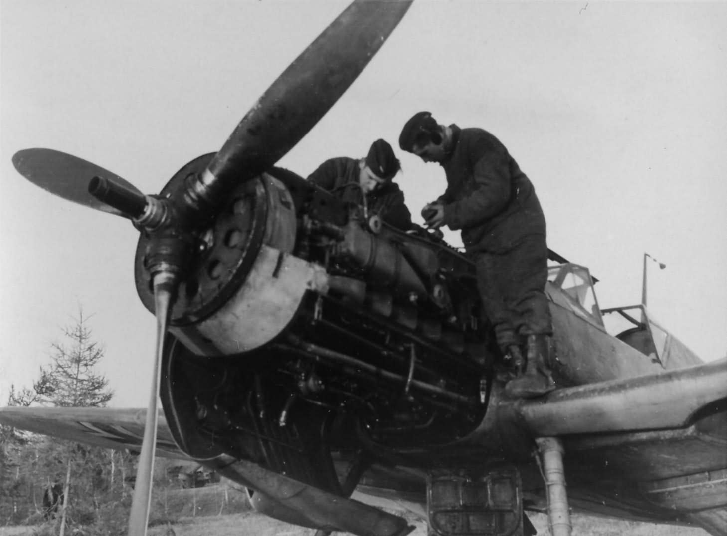 Messerschmitt Bf 109F engine Russia