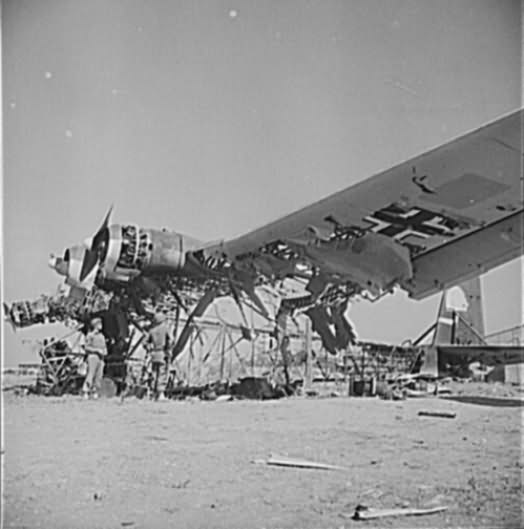 Me 323D wreck Tunisia May 1943