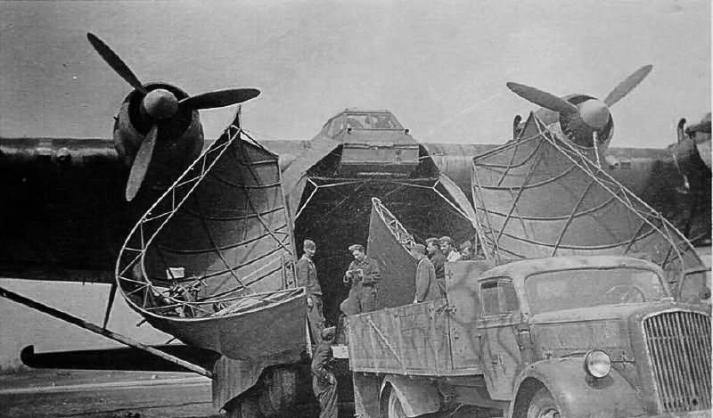 Me 323 Gigant and opel blitz truck