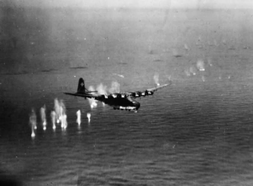 Me 323 under attack off Corsica 1943
