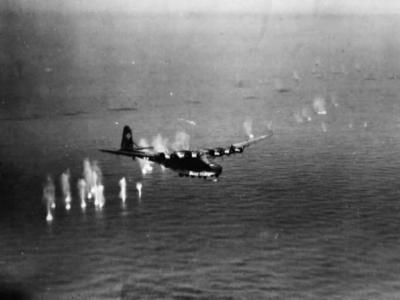 Me 323 under attack off Corsica 1943