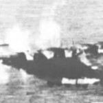 Me 323 under fire of B-26 near Corsica