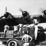 Me 323 warming-up its engines, Italy Pisa