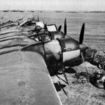 Me 323 wing, showing wing gun positions