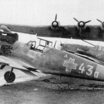 Me 323E-2/WT and Romanian Bf109G coded White 43a