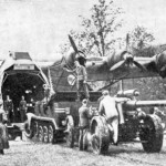 Loading of a halftrack onto a Me323