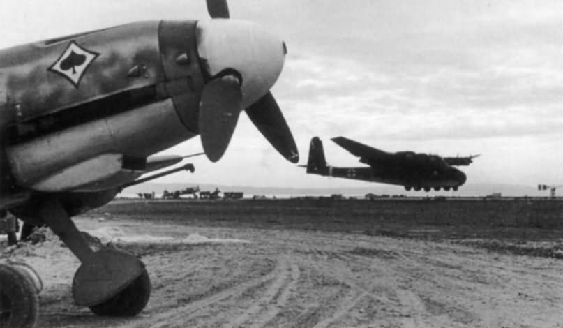 Messerschmitt Me323 and Bf109 from JG 53