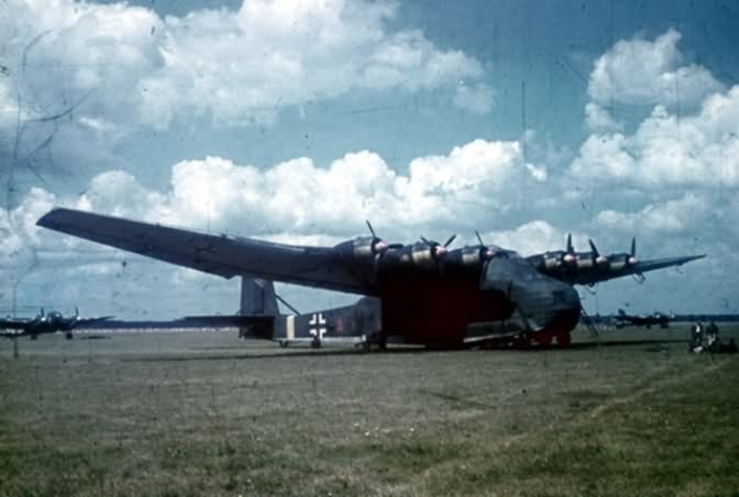 Me323 on airfield