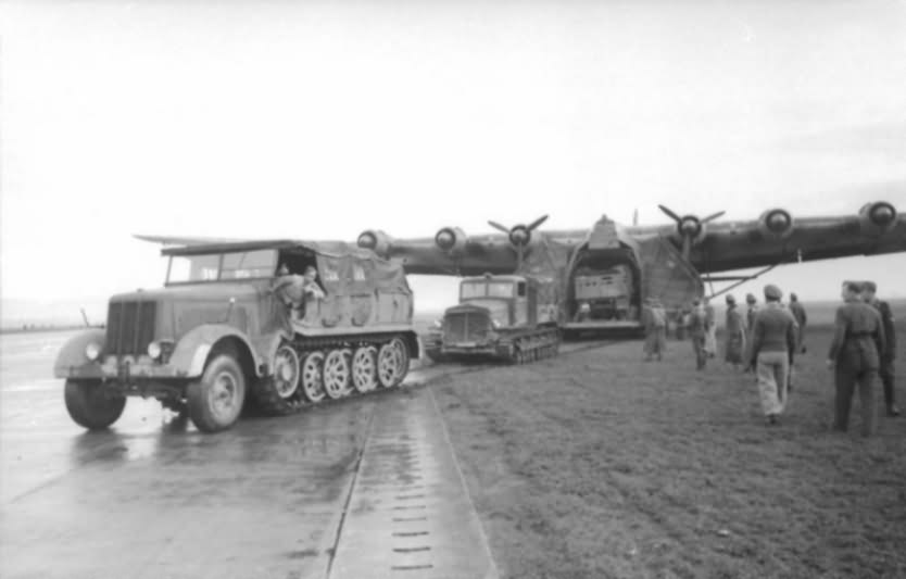 Sdkfz 8 towing a Me 323