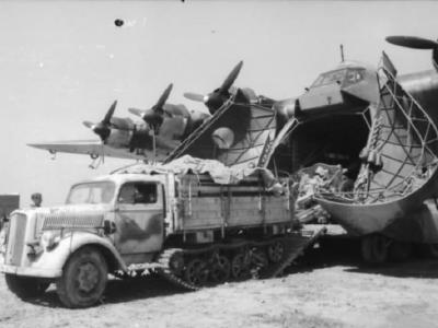 Me 323 Gigant and Opel Maultier Italy