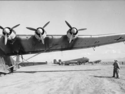 Me 323 and Ju 290 at Grosseto airfierld
