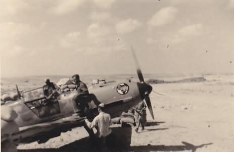 Me109E of the Stab I/JG 27 Edu Neuman Africa 1941